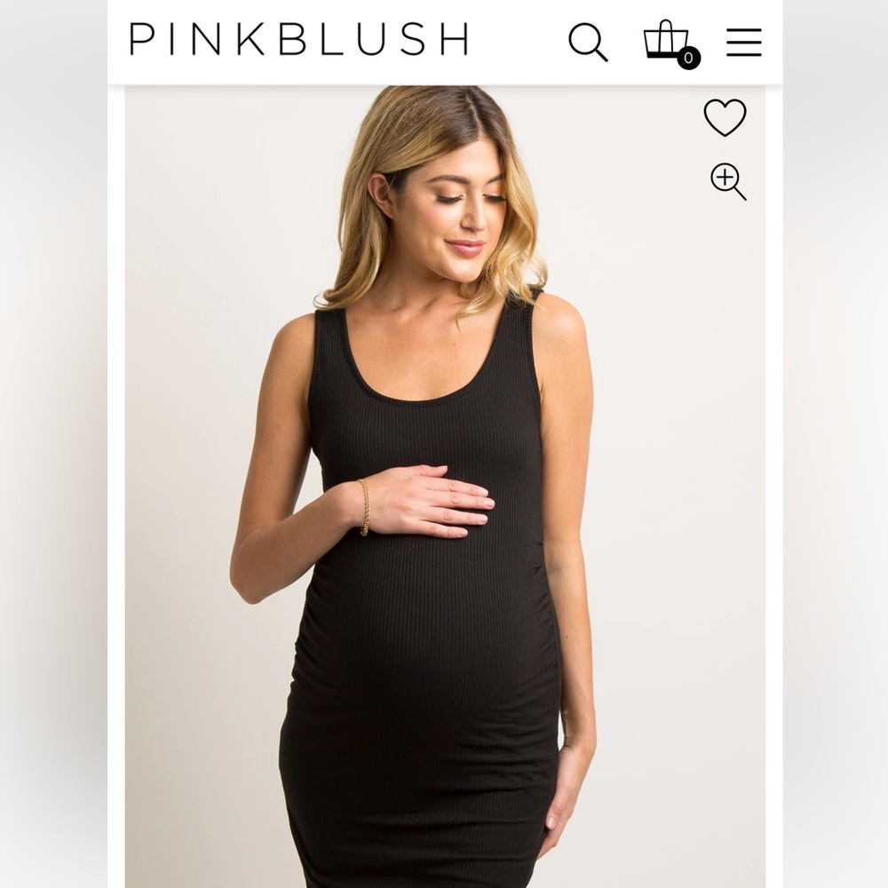 Pink Blush Maternity Dress